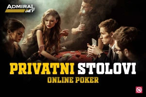 Umesto kod drugara okupi ekipu za poker na Admiralbet.rs!